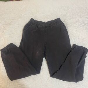 american eagle small grey/black sweatpants